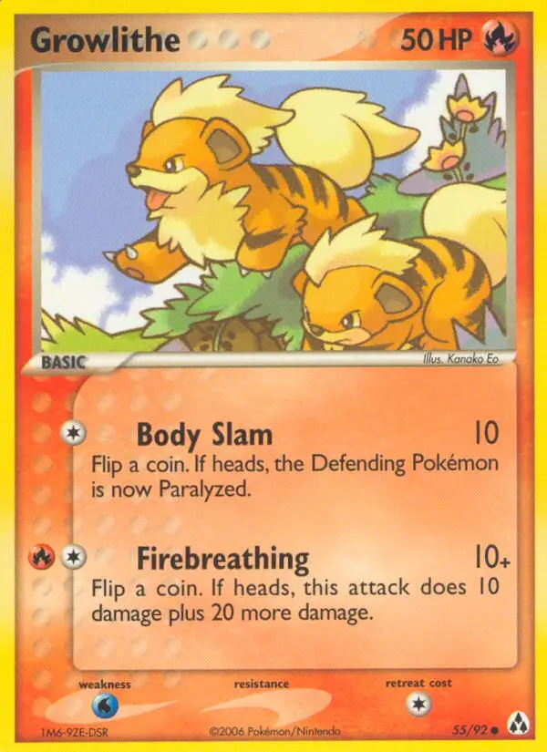 Growlithe Common rarity Legend Maker Pokémon card price — $50.00