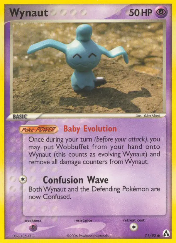 Wynaut Common rarity Legend Maker Pokémon card price — $29.52