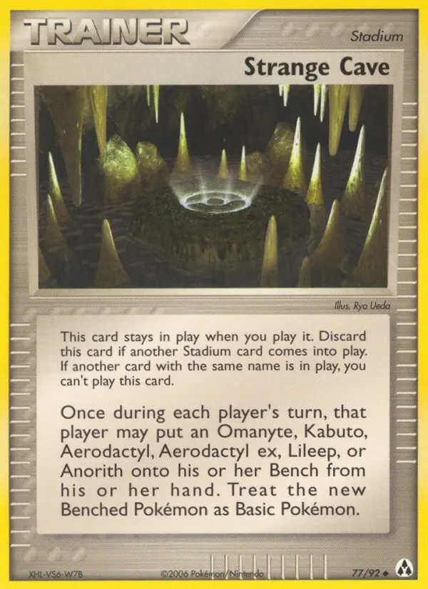 Strange Cave Uncommon rarity Legend Maker Pokémon card price — $10.32