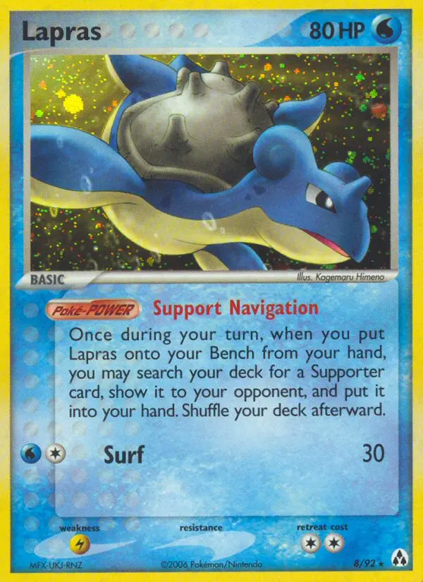 Lapras Rare rarity Legend Maker Pokémon card price — $104.92