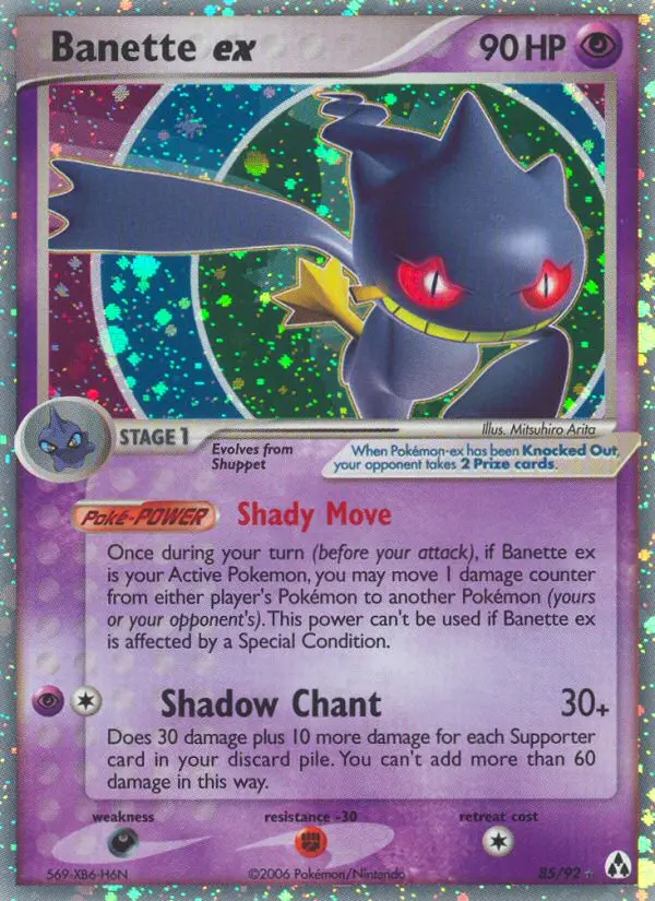 Banette ex Rare rarity Legend Maker Pokémon card price — $164.37
