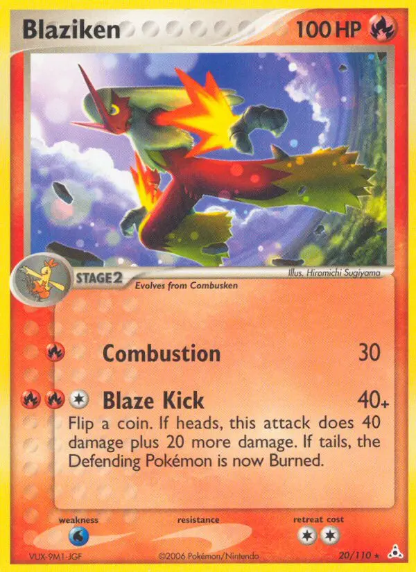 Blaziken Rare rarity Holon Phantoms Pokémon card price — $123.24