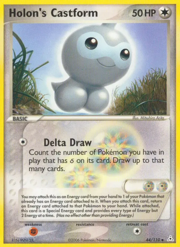 Holon's Castform Uncommon rarity Holon Phantoms Pokémon card price — $29.82