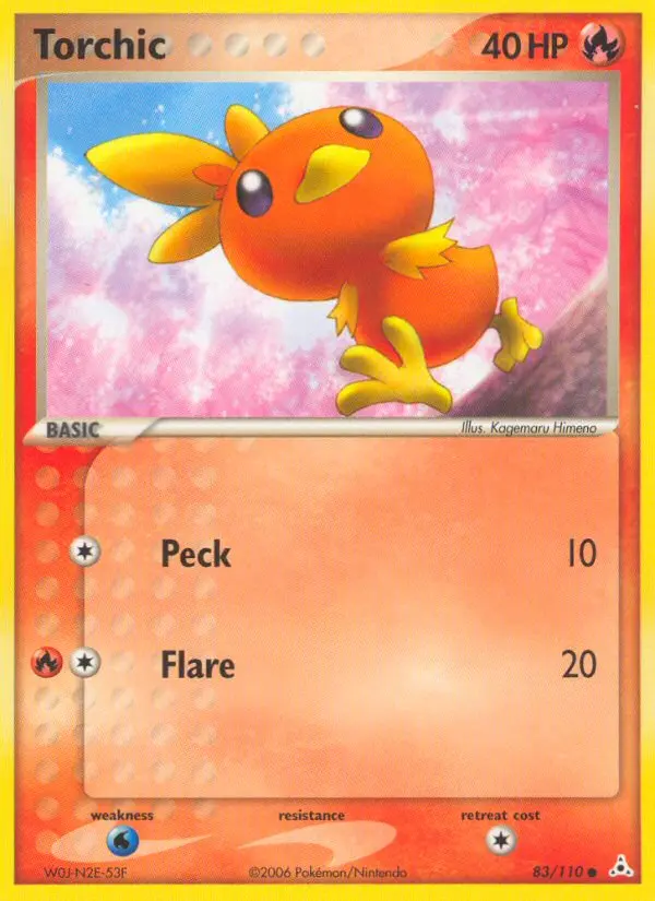 Torchic Common rarity Holon Phantoms Pokémon card price — $56.90
