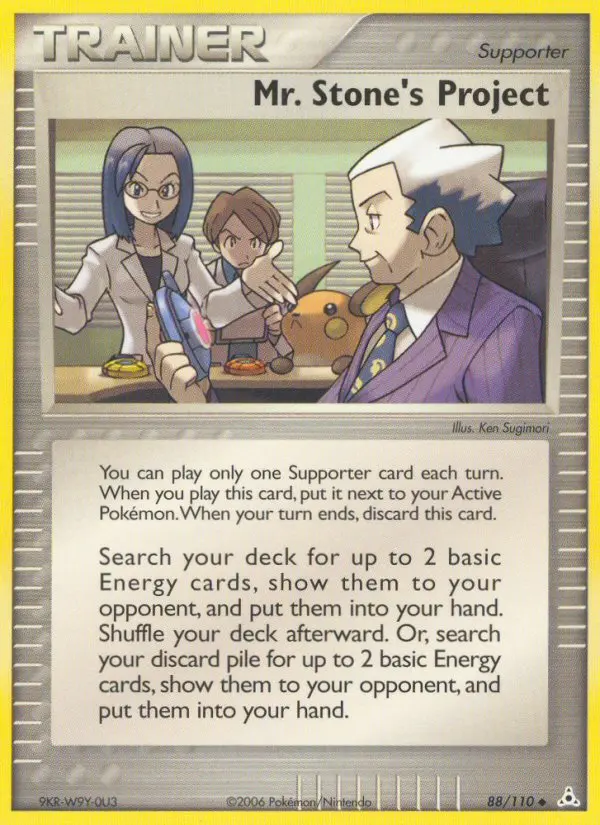 Mr. Stone's Project Uncommon rarity Holon Phantoms Pokémon card price — $17.77