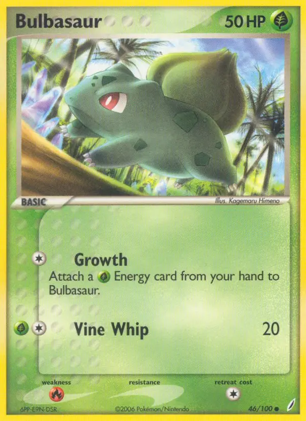 Bulbasaur Common rarity Crystal Guardians Pokémon card price — $46.45