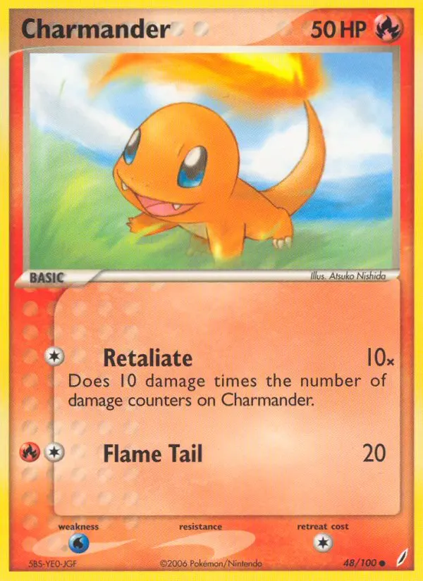 Charmander Common rarity Crystal Guardians Pokémon card price — $66.39
