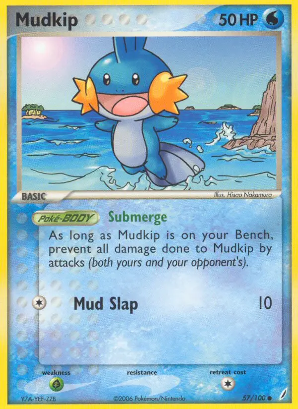 Mudkip Common rarity Crystal Guardians Pokémon card price — $62.24