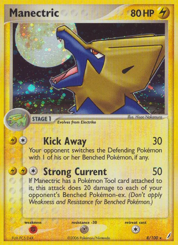 Manectric Rare rarity Crystal Guardians Pokémon card price — $20.23