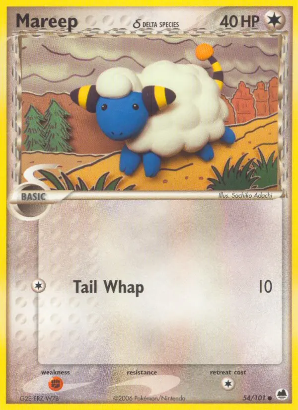 Mareep δ Common rarity Dragon Frontiers Pokémon card price — $0.73