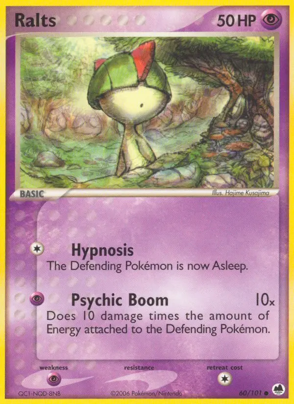 Ralts Common rarity Dragon Frontiers Pokémon card price — $23.21