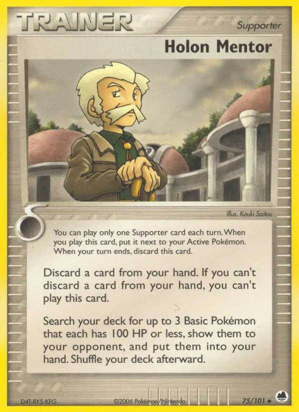 Holon Mentor Uncommon rarity Dragon Frontiers Pokémon card price — $22.68
