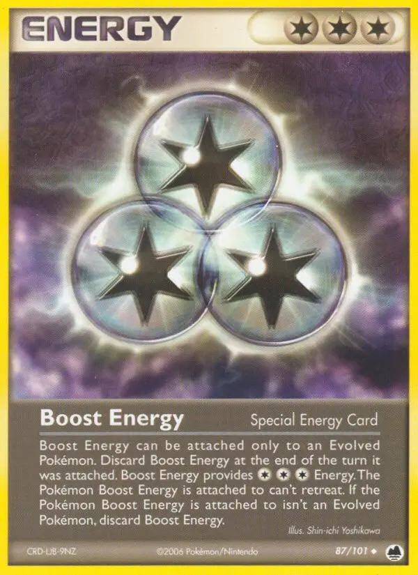 Boost Energy Uncommon rarity Dragon Frontiers Pokémon card price — $5.50