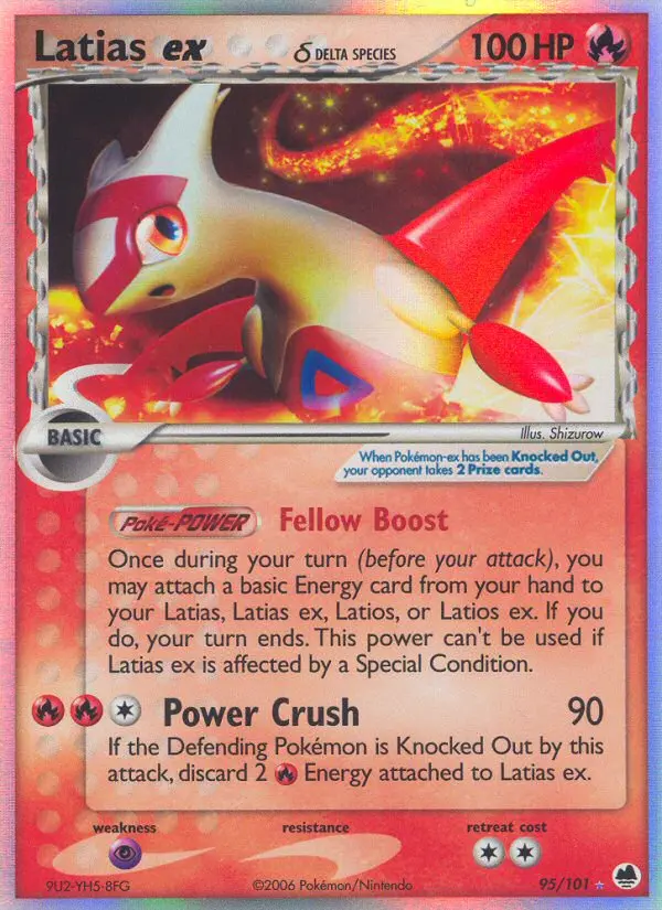 Latias ex δ Rare rarity Dragon Frontiers Pokémon card price — $32.40