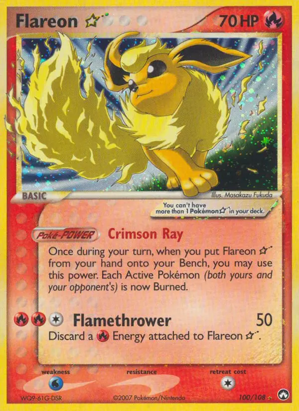 Flareon ☆ Rare rarity Power Keepers Pokémon card price — $1,999.95