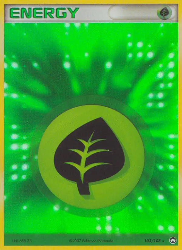 Grass Energy Rare rarity Power Keepers Pokémon card price — $6.93