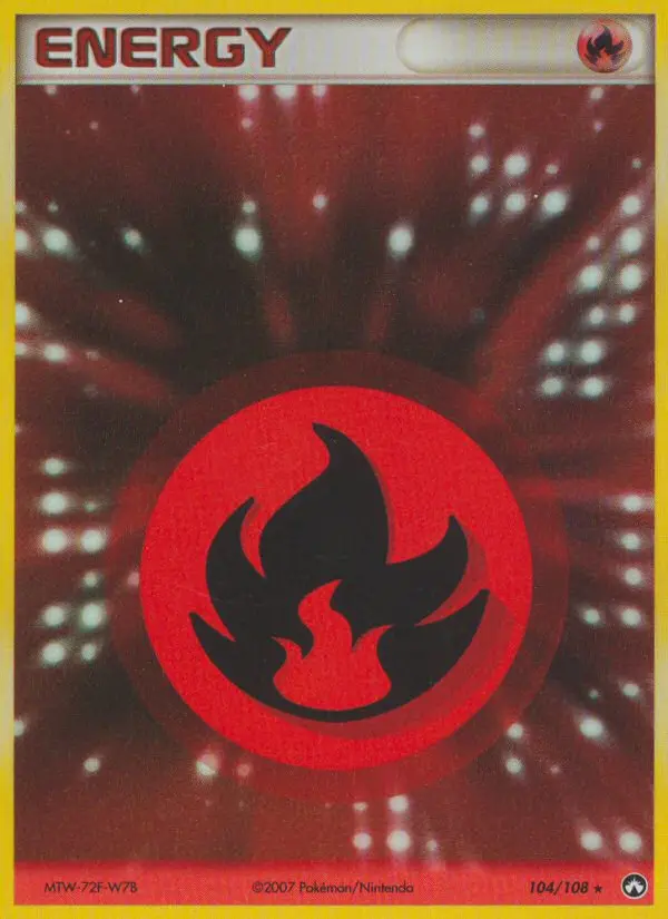 Fire Energy Rare rarity Power Keepers Pokémon card price — $7.38