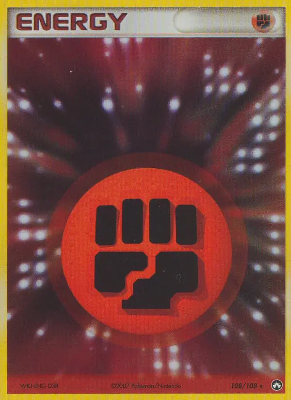 Fighting Energy Rare rarity Power Keepers Pokémon card price — $5.96
