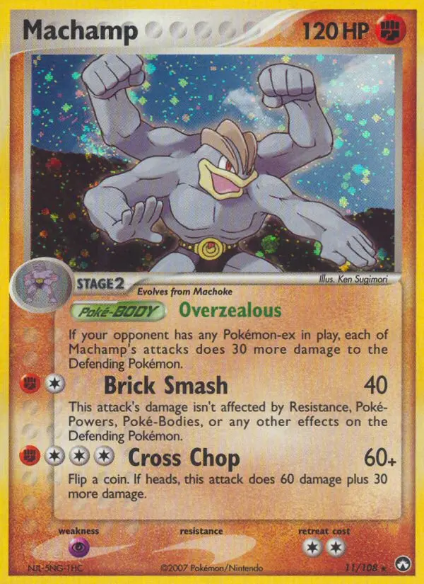 Machamp Rare rarity Power Keepers Pokémon card price — $29.13