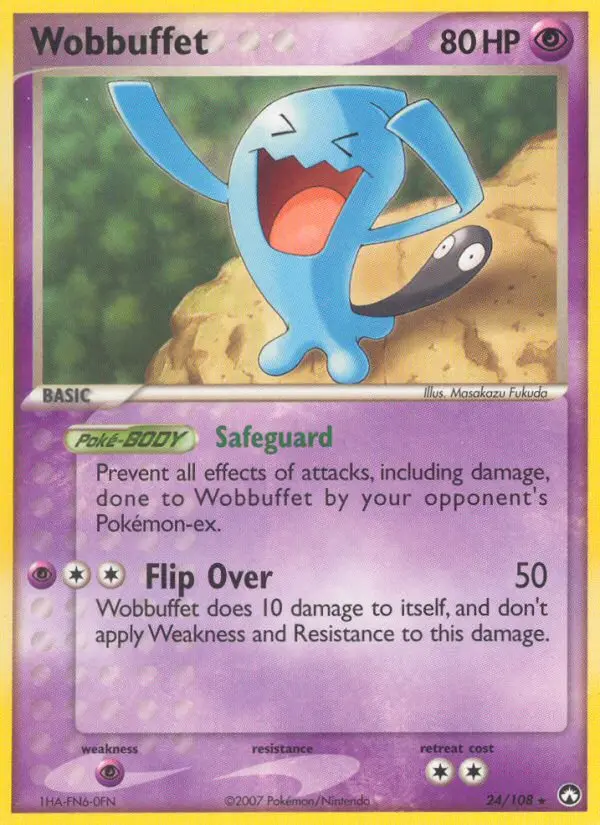 Wobbuffet Rare rarity Power Keepers Pokémon card price — $22.37