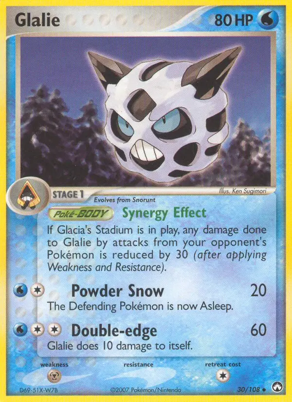 Glalie Uncommon rarity Power Keepers Pokémon card price — $10.66