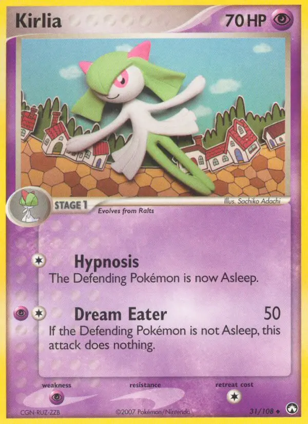 Kirlia Uncommon rarity Power Keepers Pokémon card price — $20.00