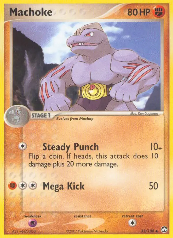 Machoke Uncommon rarity Power Keepers Pokémon card price — $13.22