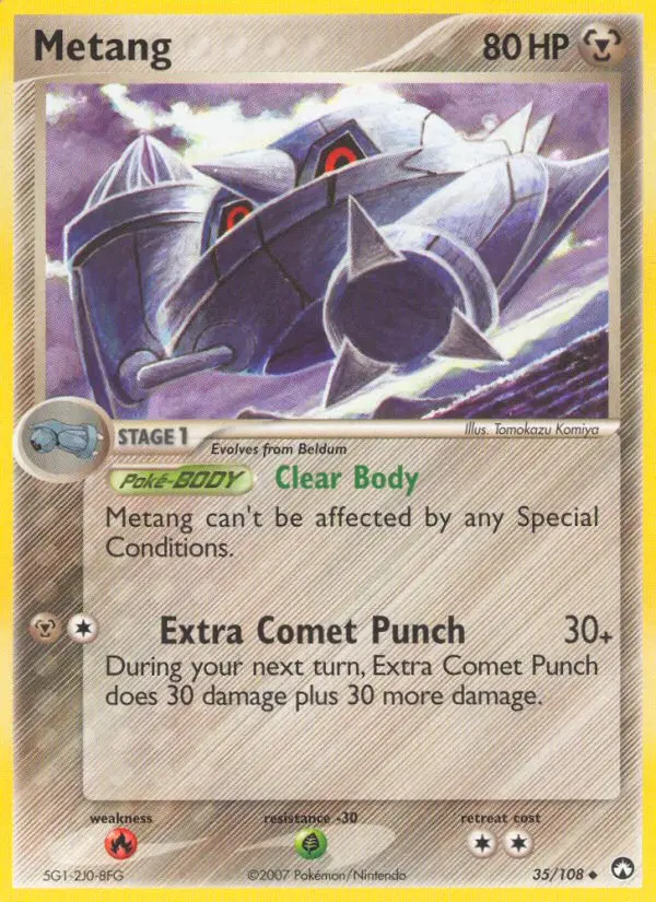 Metang Uncommon rarity Power Keepers Pokémon card price — $18.51