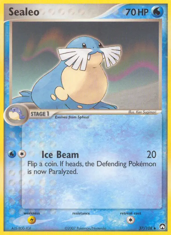 Sealeo Uncommon rarity Power Keepers Pokémon card price — $11.10