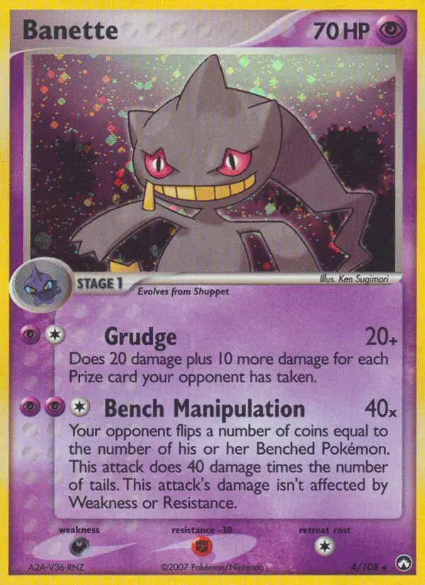 Banette Rare rarity Power Keepers Pokémon card price — $38.50