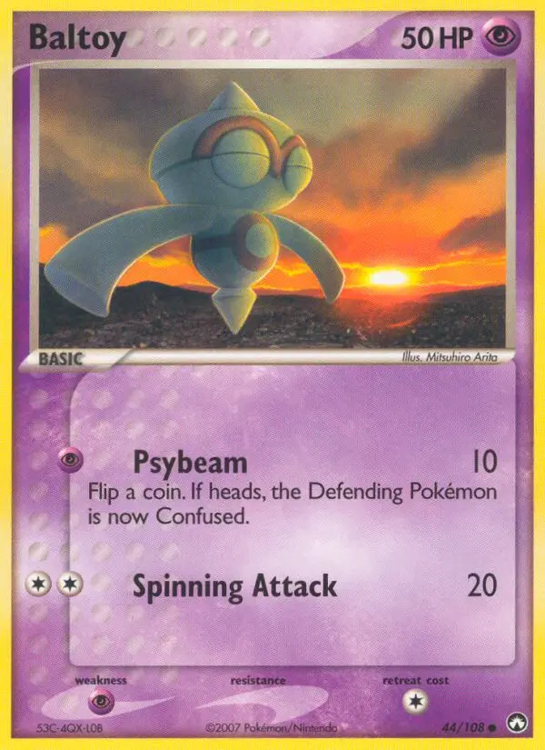 Baltoy Common rarity Power Keepers Pokémon card price — $11.09