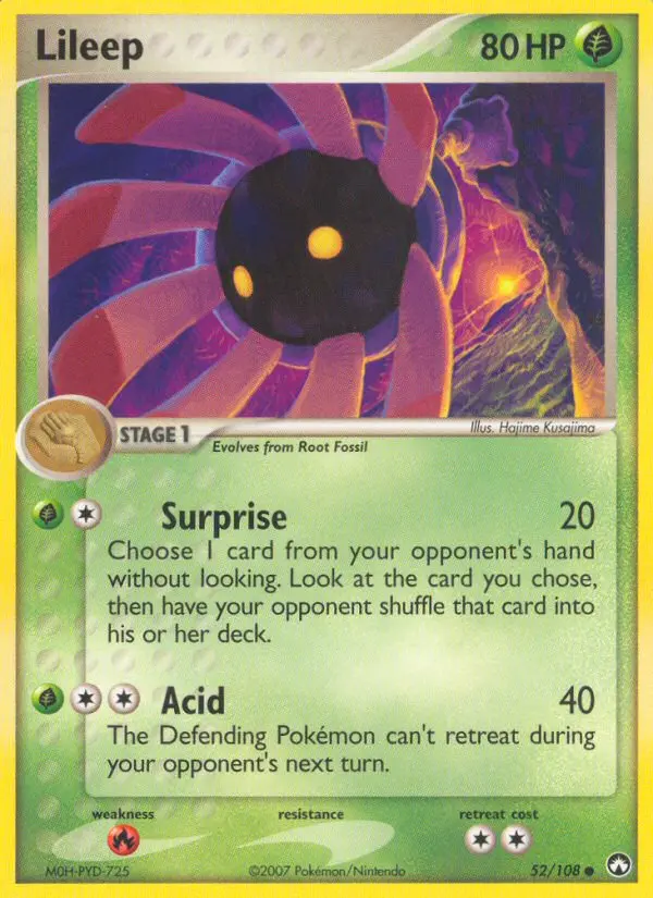 Lileep Common rarity Power Keepers Pokémon card price — $24.99