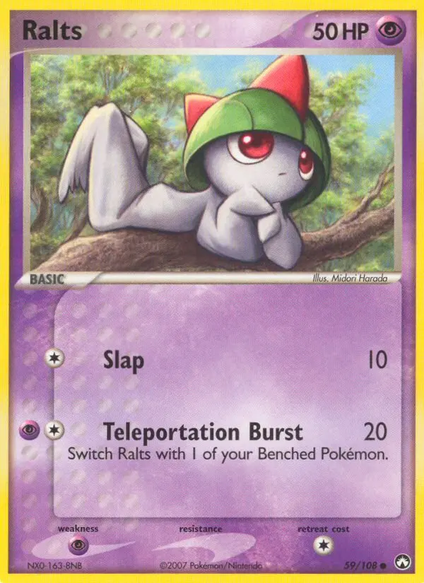 Ralts Common rarity Power Keepers Pokémon card price — $19.18