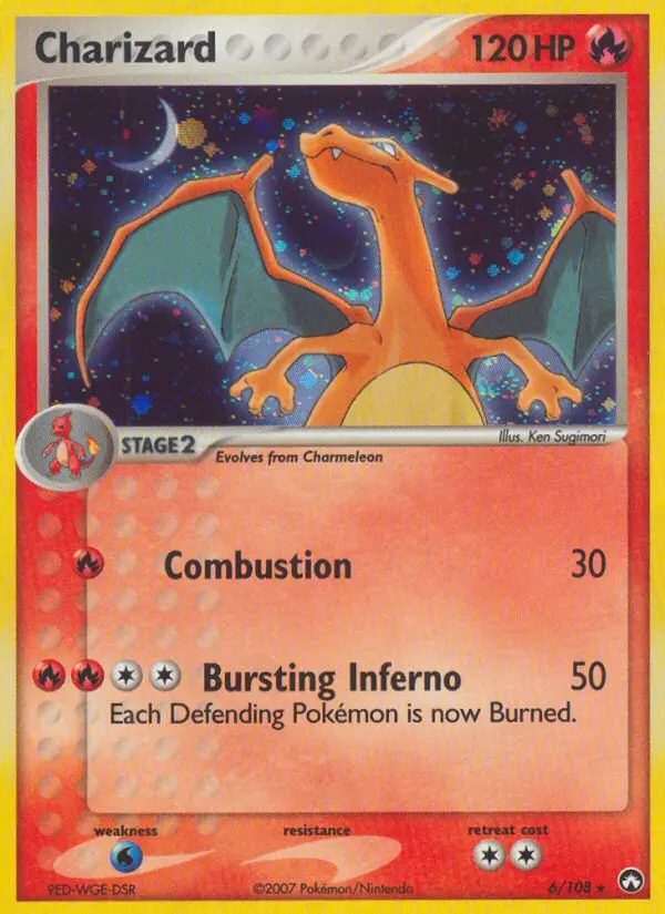 Charizard Rare rarity Power Keepers Pokémon card price — $300.00