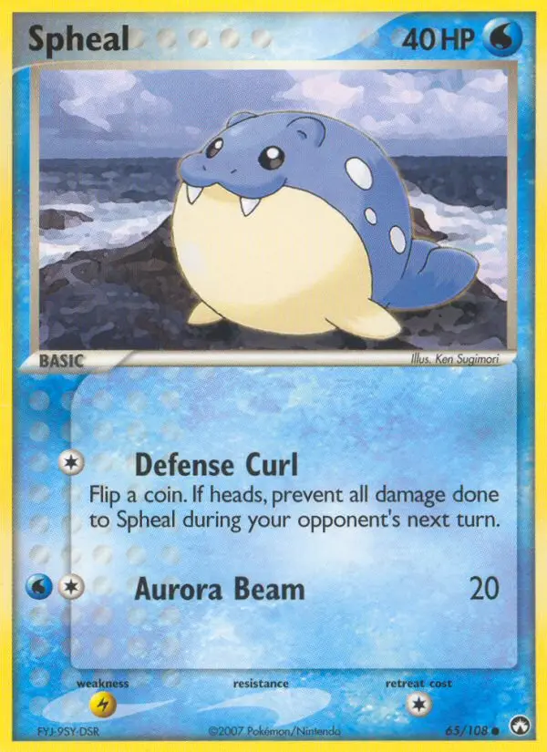 Spheal Common rarity Power Keepers Pokémon card price — $33.55
