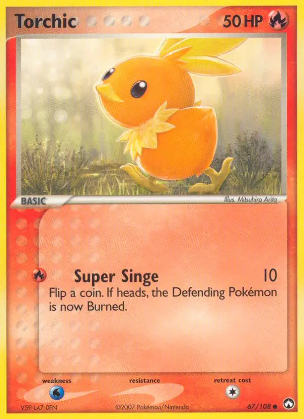 Torchic Common rarity Power Keepers Pokémon card price — $44.97