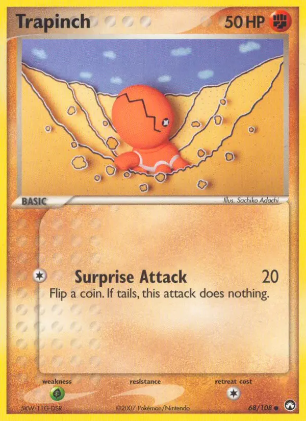 Trapinch Common rarity Power Keepers Pokémon card price — $30.99