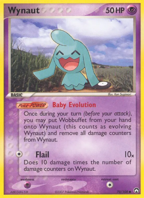 Wynaut Common rarity Power Keepers Pokémon card price — $18.47