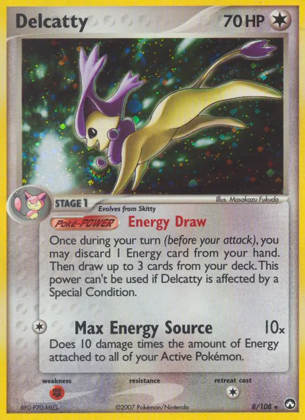 Delcatty Rare rarity Power Keepers Pokémon card price — $29.49