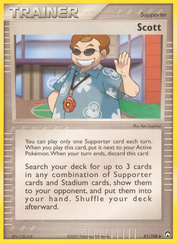 Scott Uncommon rarity Power Keepers Pokémon card price — $12.09