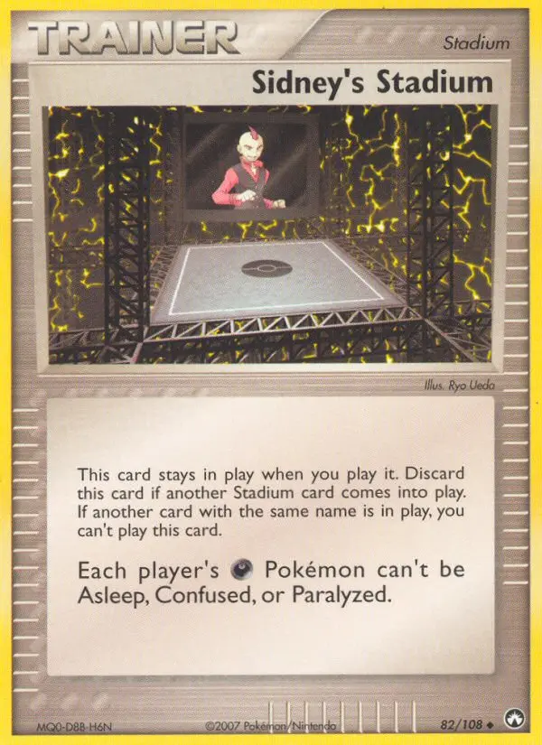 Sidney's Stadium Uncommon rarity Power Keepers Pokémon card price — $4.88