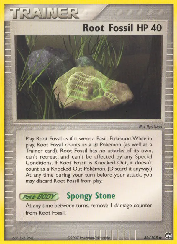 Root Fossil Common rarity Power Keepers Pokémon card price — $3.92