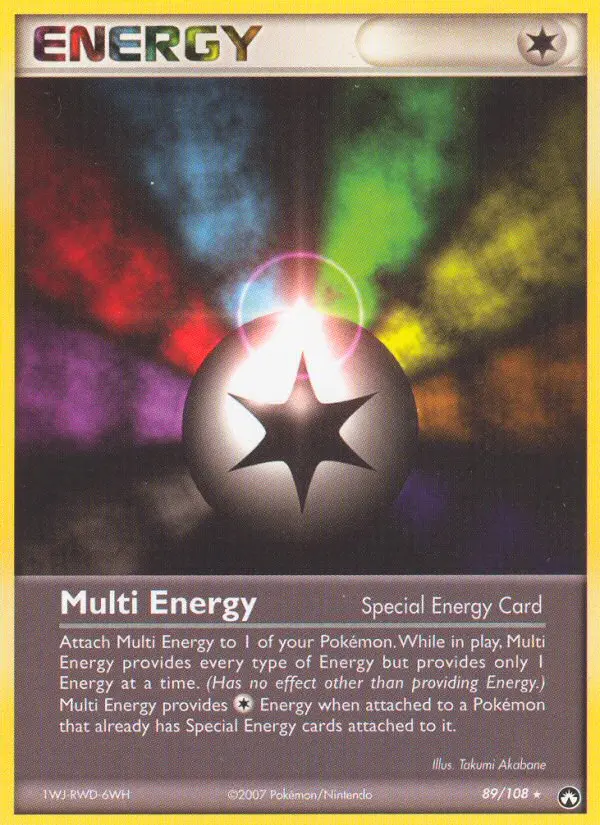 Multi Energy Rare rarity Power Keepers Pokémon card price — $5.01