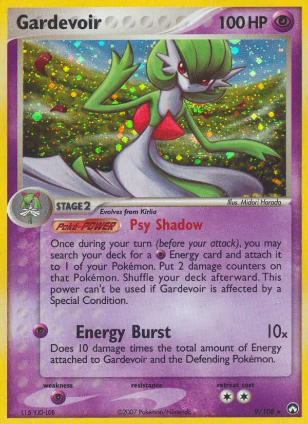 Gardevoir Rare rarity Power Keepers Pokémon card price — $53.33
