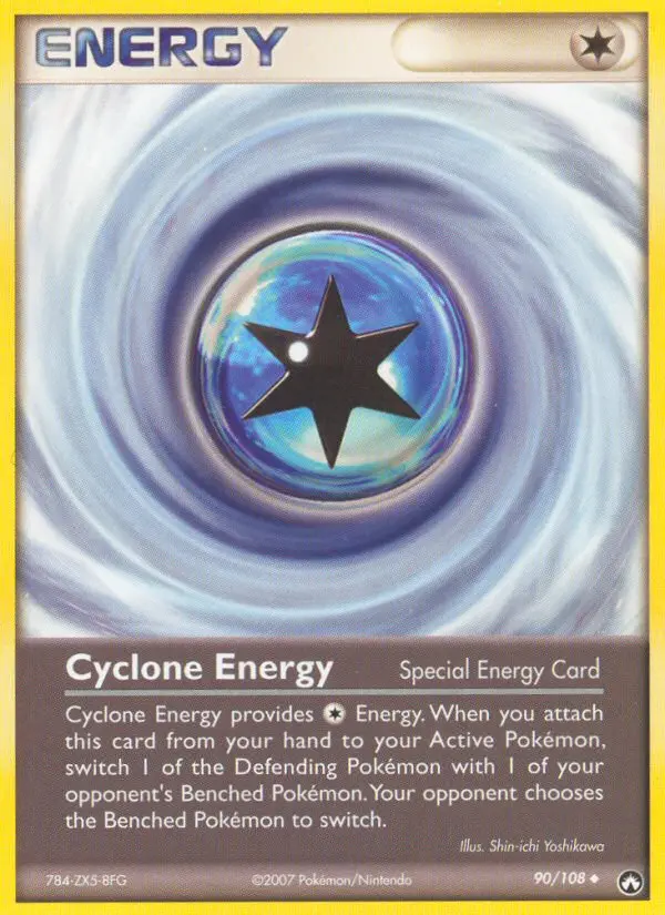 Cyclone Energy Uncommon rarity Power Keepers Pokémon card price — $5.00