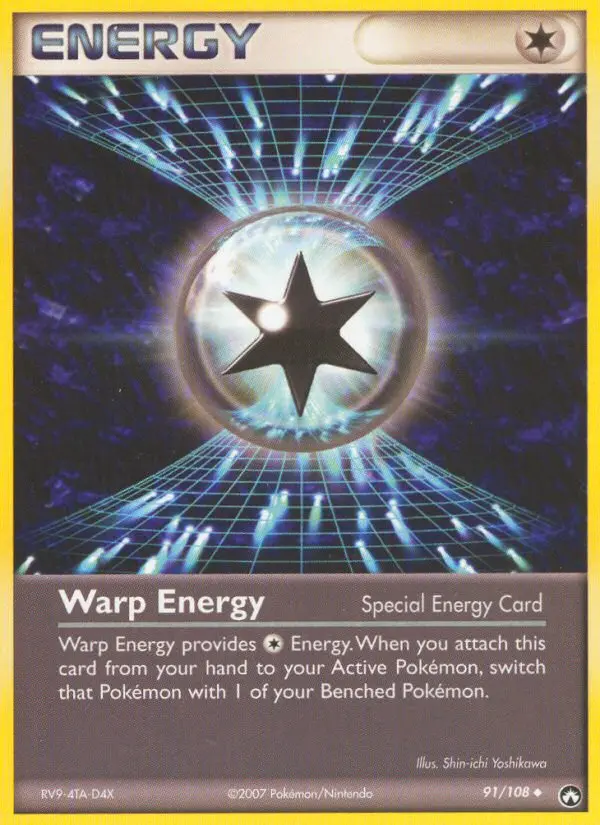 Warp Energy Uncommon rarity Power Keepers Pokémon card price — $9.29