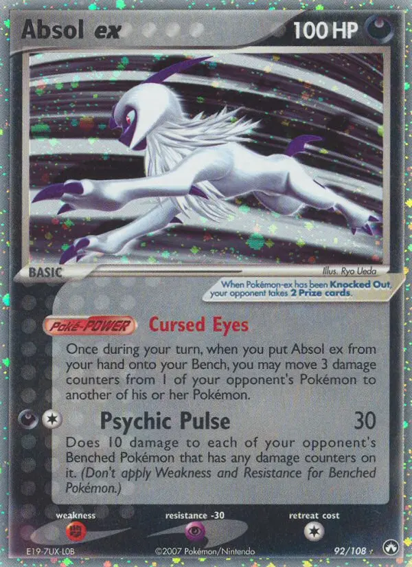 Absol ex Rare rarity Power Keepers Pokémon card price — $230.48