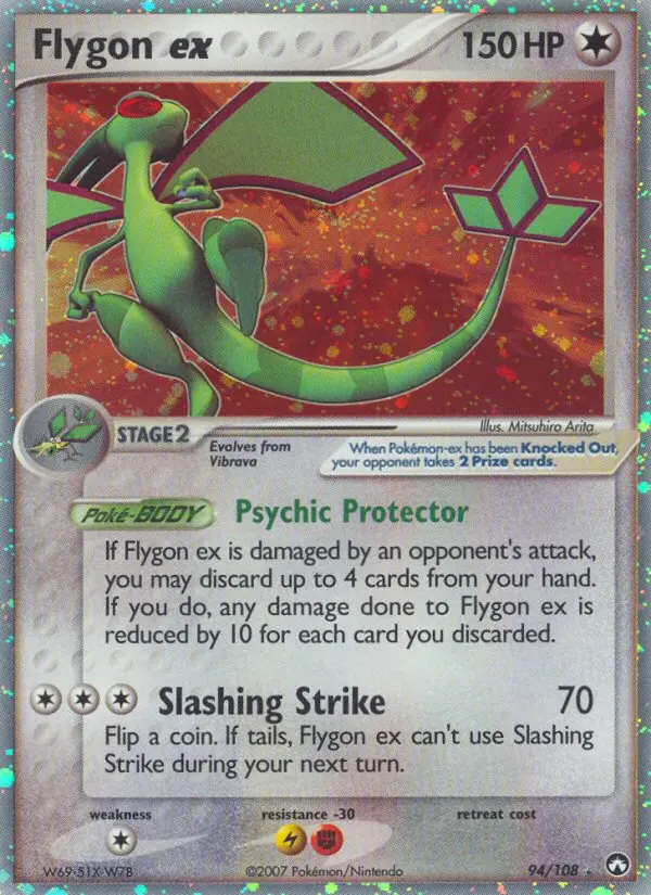 Flygon ex Rare rarity Power Keepers Pokémon card price — $107.81
