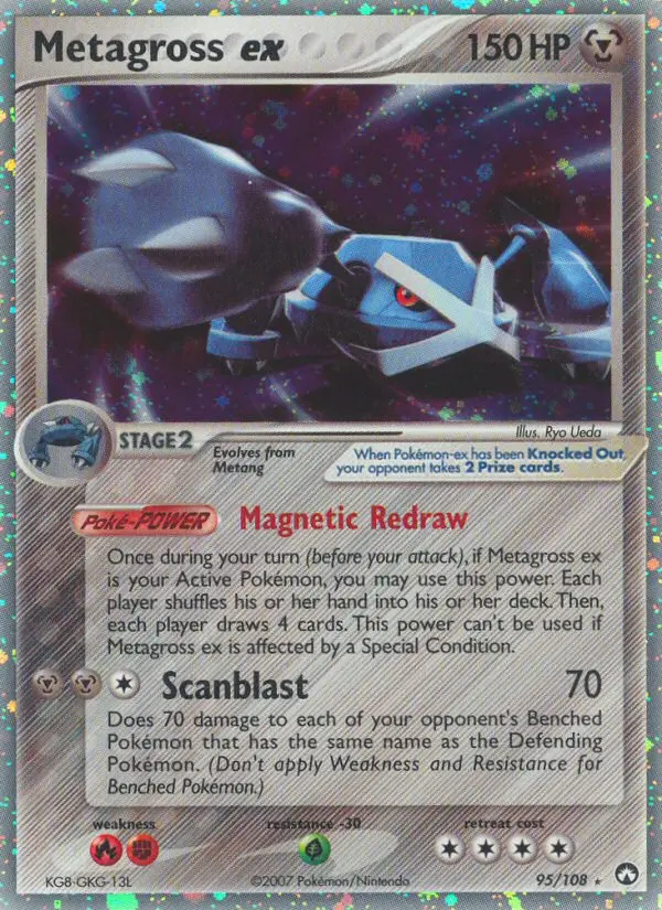 Metagross ex Rare rarity Power Keepers Pokémon card price — $60.33