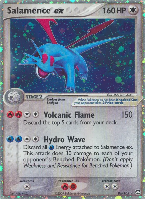 Salamence ex Rare rarity Power Keepers Pokémon card price — $219.52